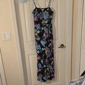 Band of Gypsies Black and Blue Leaf Print "Chance & Destiny"